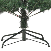 Produktbild för Konstgjord julgran Grön 210 cm PVC och Plast och Stål