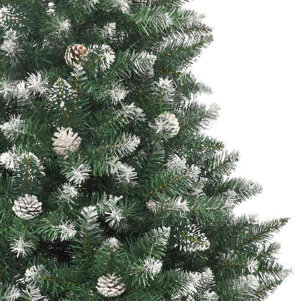 Produktbild för Konstgjord julgran Grön 240 cm PVC och Plast och Stål