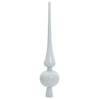Produktbild för Konstgjort smalt julträd med 300 LED-lampor Grön och Vit 240 cm