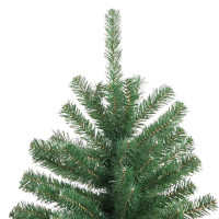 Produktbild för Plast Hingad Julgran med stativ Grön 210 cm PVC och metall