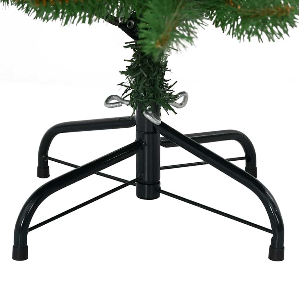 Produktbild för Konstgjord julgran Grön 120 cm PVC och metall