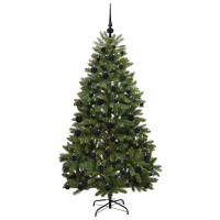 Produktbild för Konstgjord julgran Grön 180 cm PVC och metall