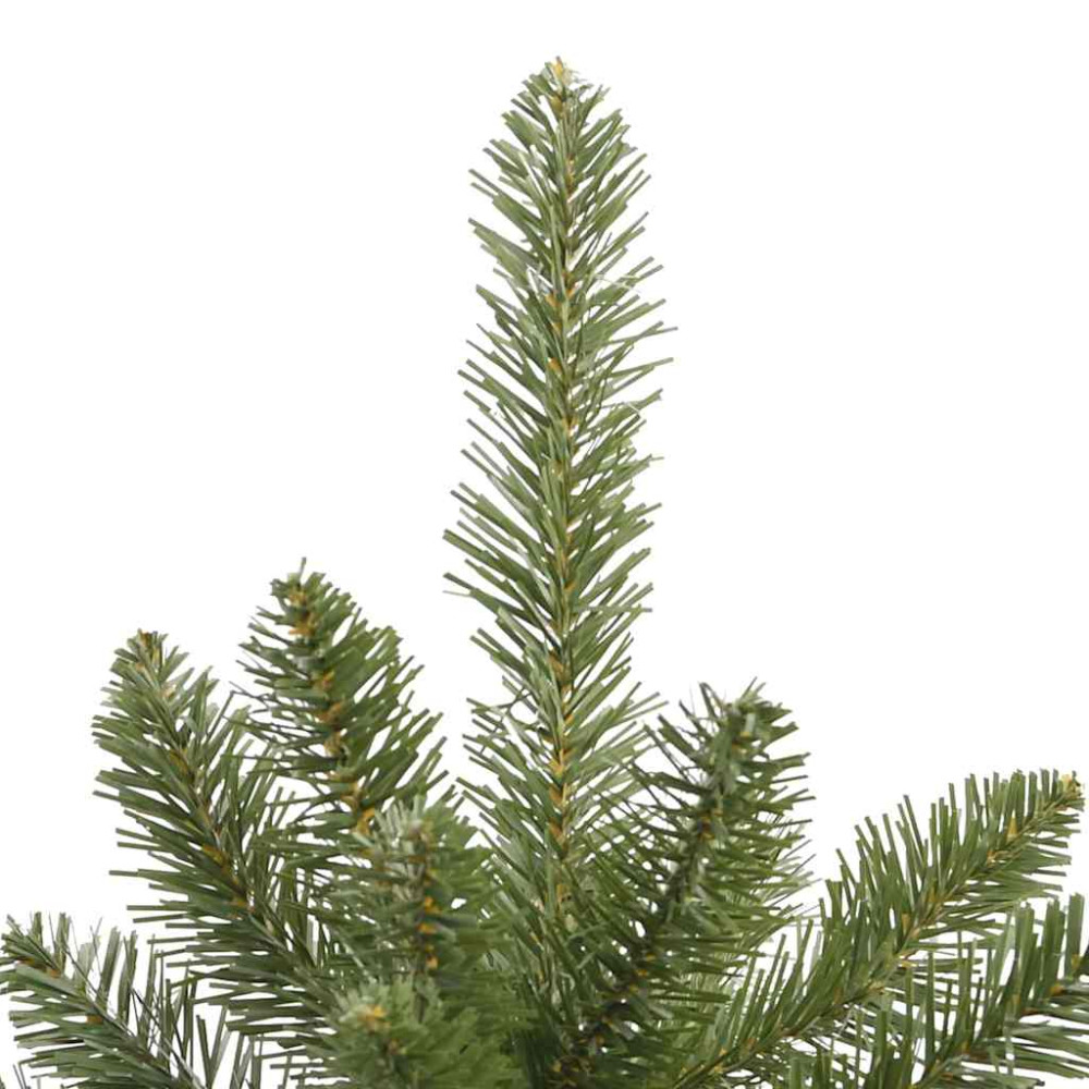 Produktbild för Konstgjord julgran Grön 210 cm PVC och metall