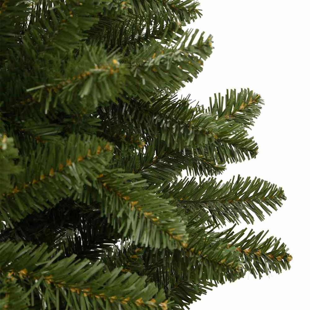 Produktbild för Konstgjord julgran Grön 210 cm PVC och metall