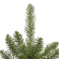 Produktbild för Konstgjord julgran Grön 210 cm PVC och metall
