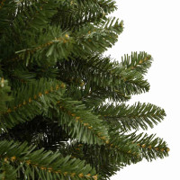 Produktbild för Konstgjord julgran Grön 240 cm PVC och metall