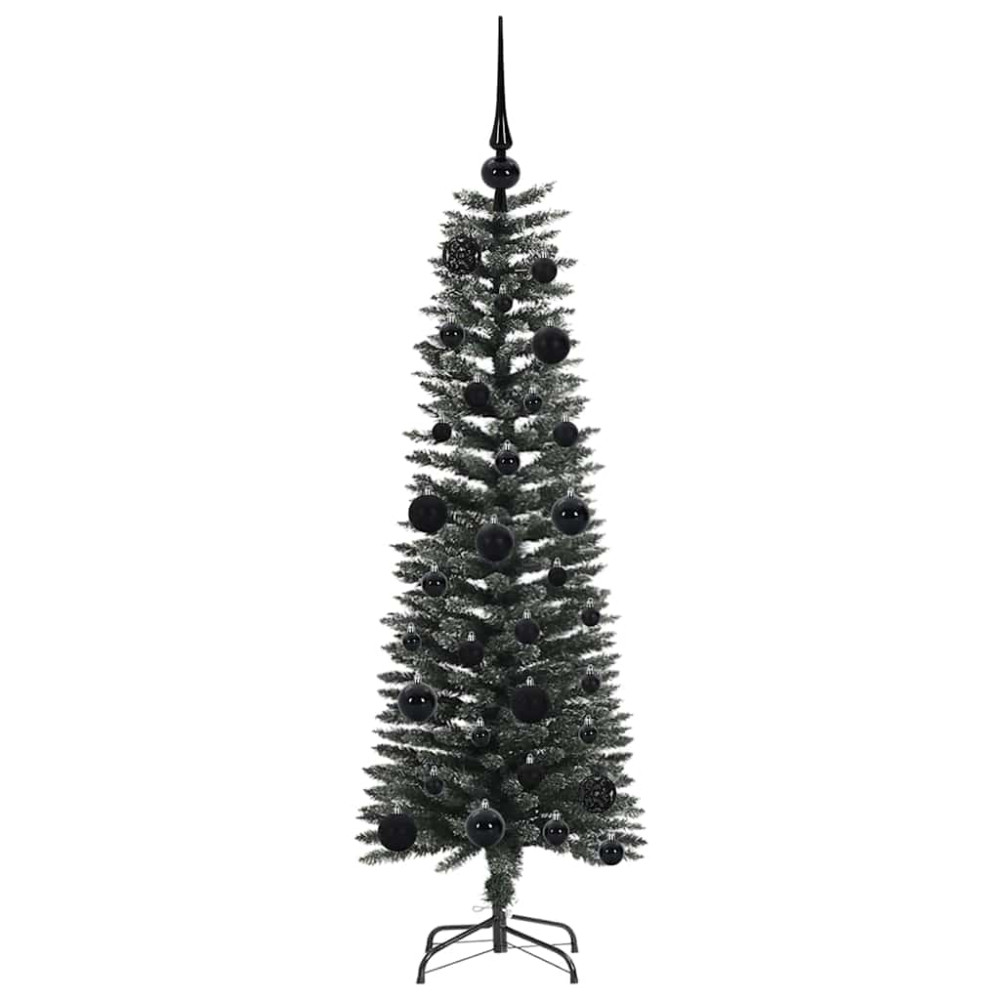 Produktbild för Konstgjord julgran Grön 120 cm PVC och Plast och Stål