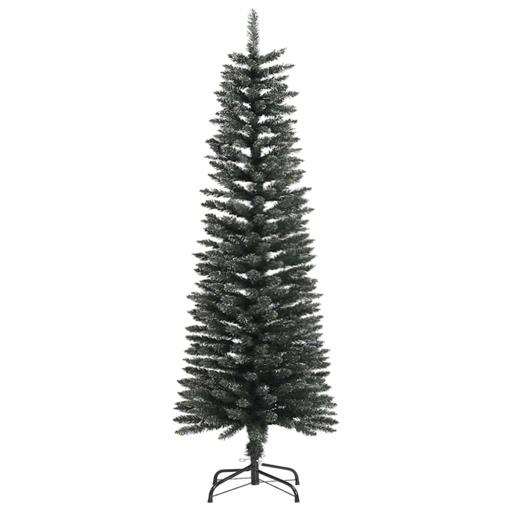 Produktbild för Konstgjord julgran Grön 120 cm PVC och Plast och Stål