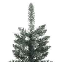 Produktbild för Konstgjord julgran Grön 120 cm PVC och Plast och Stål