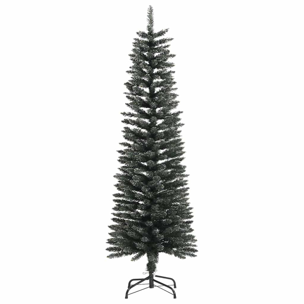 Produktbild för Konstgjord julgran Grön 150 cm PVC och Plast och Stål