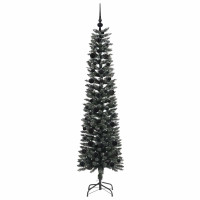 Produktbild för Konstgjord julgran Grön 180 cm PVC och Plast och Stål