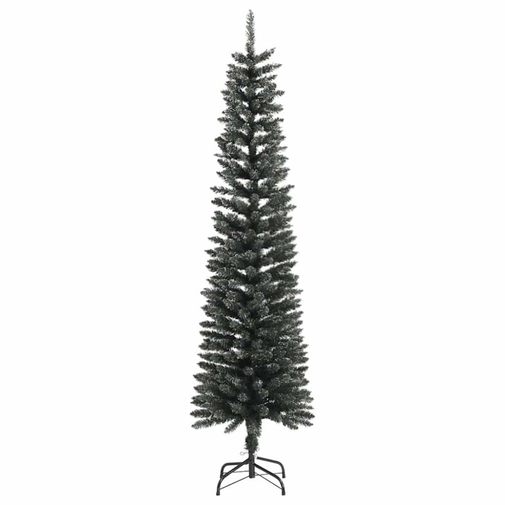 Produktbild för Konstgjord julgran Grön 180 cm PVC och Plast och Stål