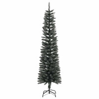 Produktbild för Konstgjord julgran Grön 180 cm PVC och Plast och Stål