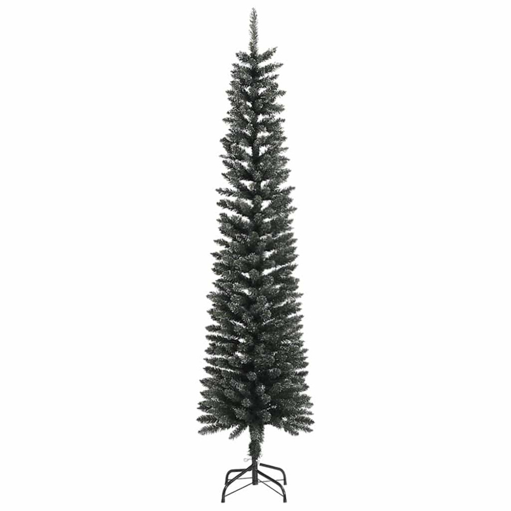 Produktbild för Konstgjord julgran Grön 180 cm PVC och Plast och Stål