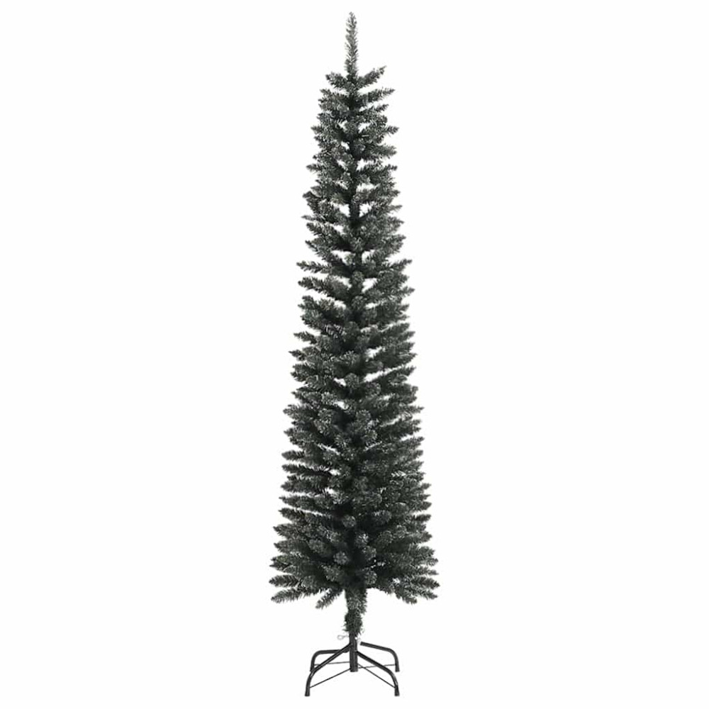 Produktbild för Konstgjord julgran Grön 210 cm PVC och Plast och Stål