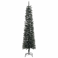 Produktbild för Konstgjord julgran Grön 210 cm PVC och Plast och Stål