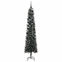 Produktbild för Konstgjord julgran Grön 240 cm PVC och Plast och Stål