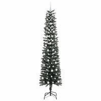 Produktbild för Konstgjord julgran Grön 240 cm PVC och Plast och Stål