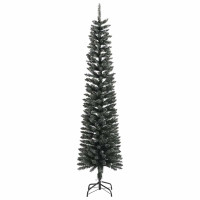 Produktbild för Konstgjord julgran Grön 240 cm PVC och Plast och Stål