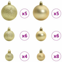 Produktbild för Konstgjort Fällbart Julträd 150 LEDs Grön 150 cm PVC och PE