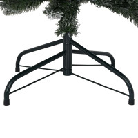 Produktbild för Konstgjord julgran Vit 210 cm PVC, Plast, Stål och PE
