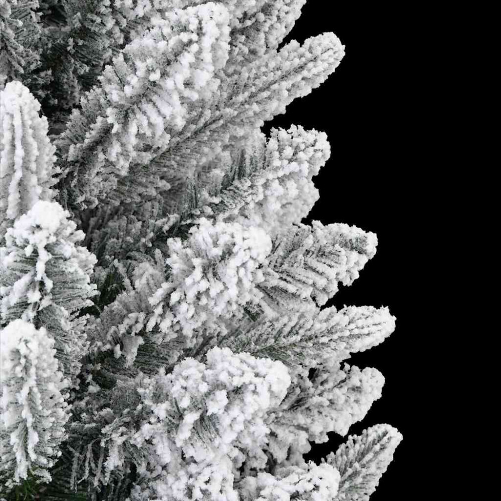 Produktbild för Konstgjord julgran Vit 240 cm PVC, Plast, Stål och PE