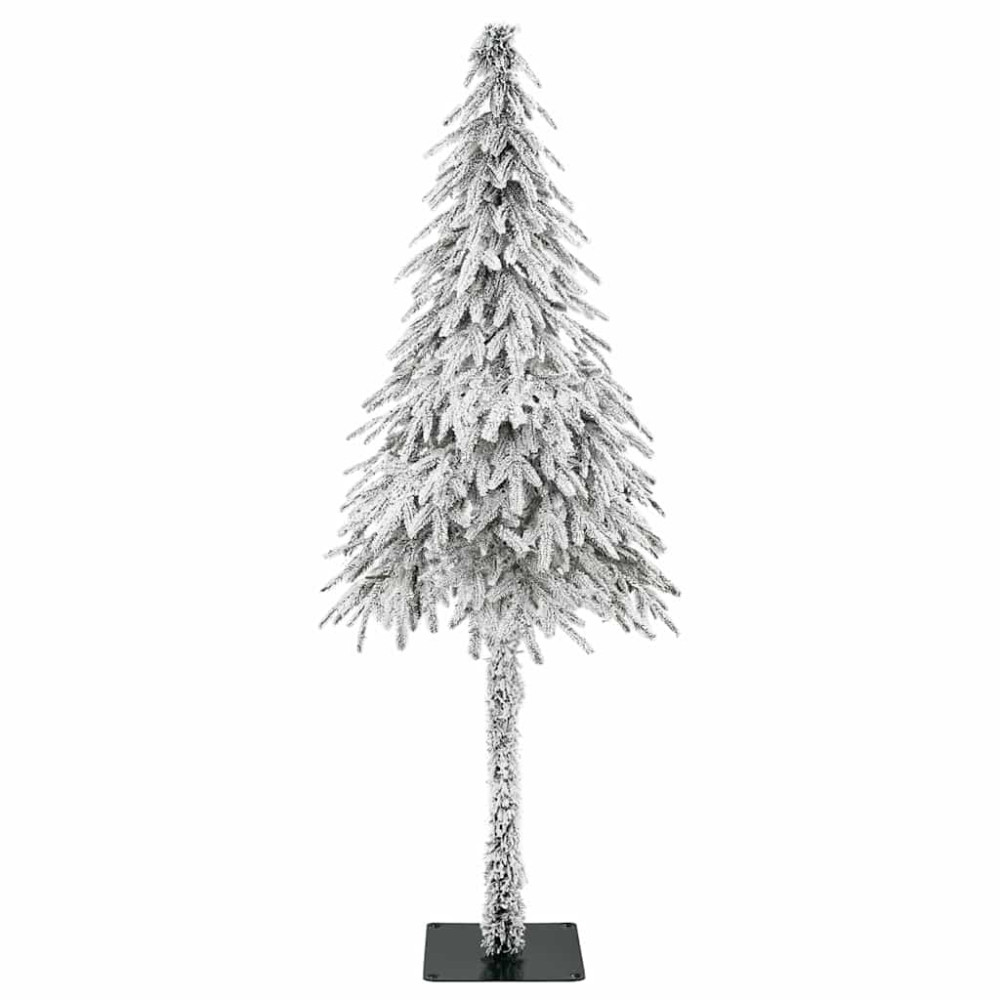 Produktbild för Julgran med 300 LED-lampor med stativ Vit 210 cm PE och Stål