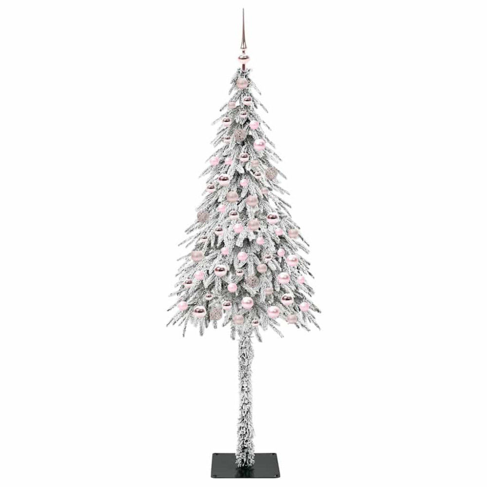 Produktbild för Julgran med 300 LED-lampor med stativ Vit 210 cm PE och Stål