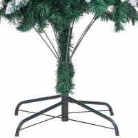 Produktbild för Konstgjord julgran Grön 240 cm PVC och Stål och Plast