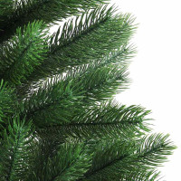 Produktbild för Julgran med 150 LED-lampor med stativ Grön 65 cm PE