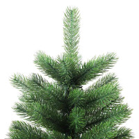 Produktbild för Julgran med 150 LED-lampor med stativ Grön 65 cm PE