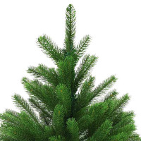 Produktbild för Julgran med 150 LED-lampor med stativ Grön 120 cm PE