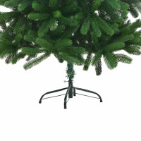 Produktbild för Julgran med 150 LED-lampor med stativ Grön 150 cm PE