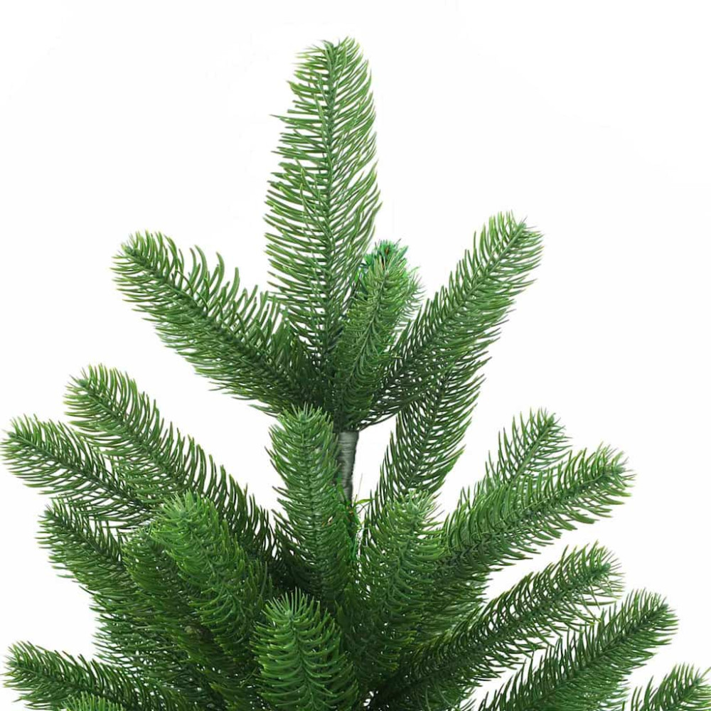 Produktbild för Julgran med 300 LED-lampor med stativ Grön 180 cm PE