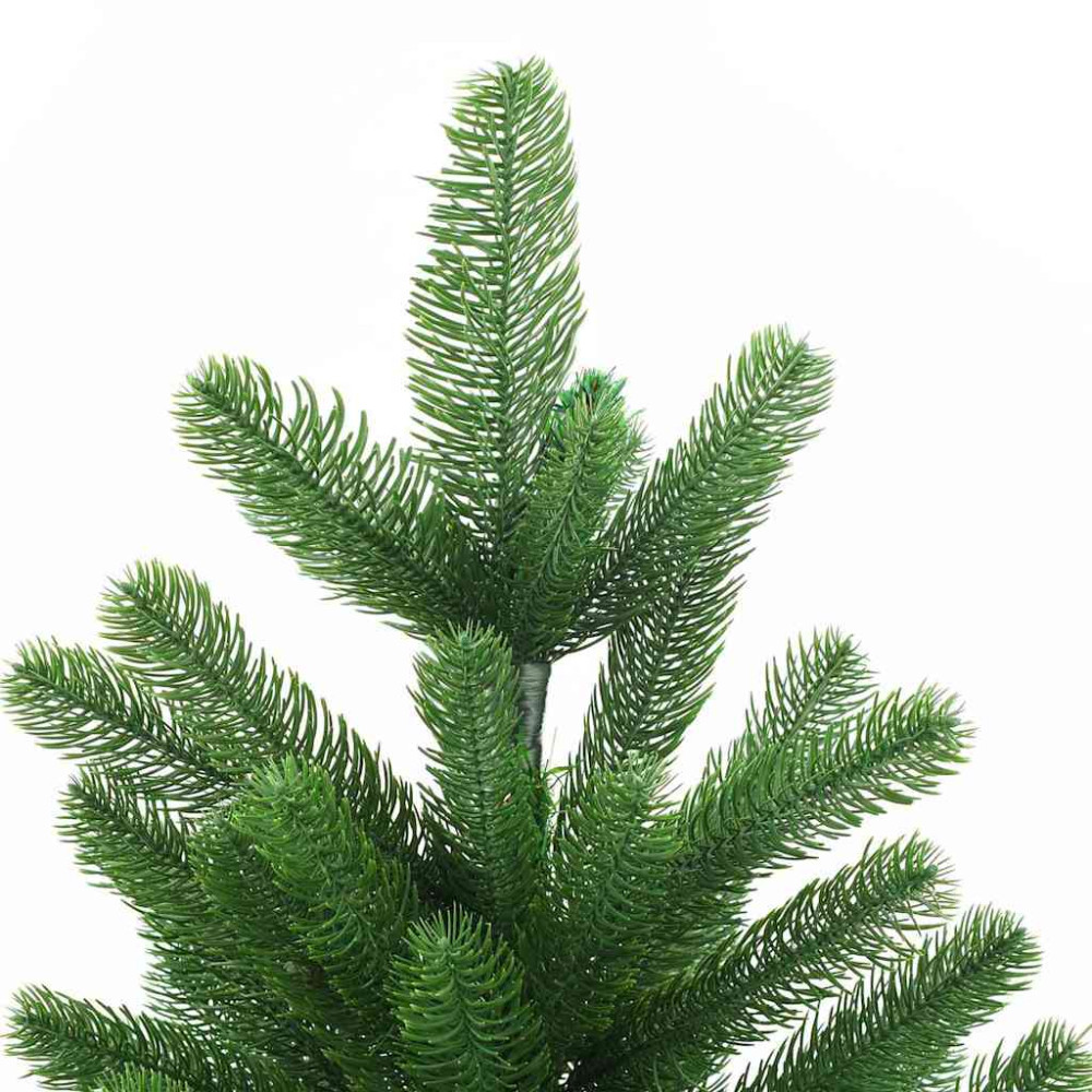Produktbild för Julgran med 300 LED-lampor med stativ Grön 180 cm PE