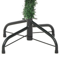 Produktbild för Julgran med 150 LED-lampor med stativ Grön 150 cm PVC