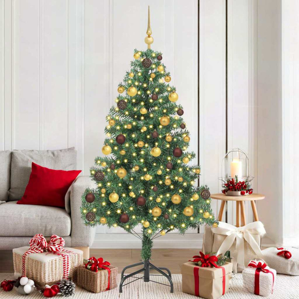 Produktbild för Julgran Grön 180 cm PVC