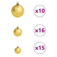 Produktbild för Julgran Grön 180 cm PVC