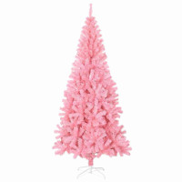 Produktbild för Julgran Rosa 180 cm PVC