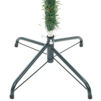 Produktbild för Konstgjord julgran med 300 LED-lampor Grön 180 cm PVC och Stål