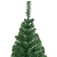 Produktbild för Konstgjord julgran Grön 240 cm PVC och Stål och Plast