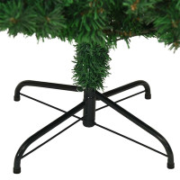 Produktbild för Konstgjord julgran Grön 240 cm PVC och Stål och Plast