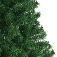 Produktbild för Konstgjord julgran Grön 240 cm PVC och Stål och Plast