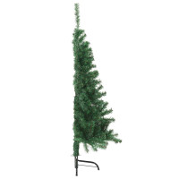 Produktbild för Konstgjord Förbelyst Julgran med 150 LED-lampor Grön 120 cm PVC
