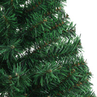 Produktbild för Konstgjord Förbelyst Julgran med 150 LED-lampor Grön 120 cm PVC