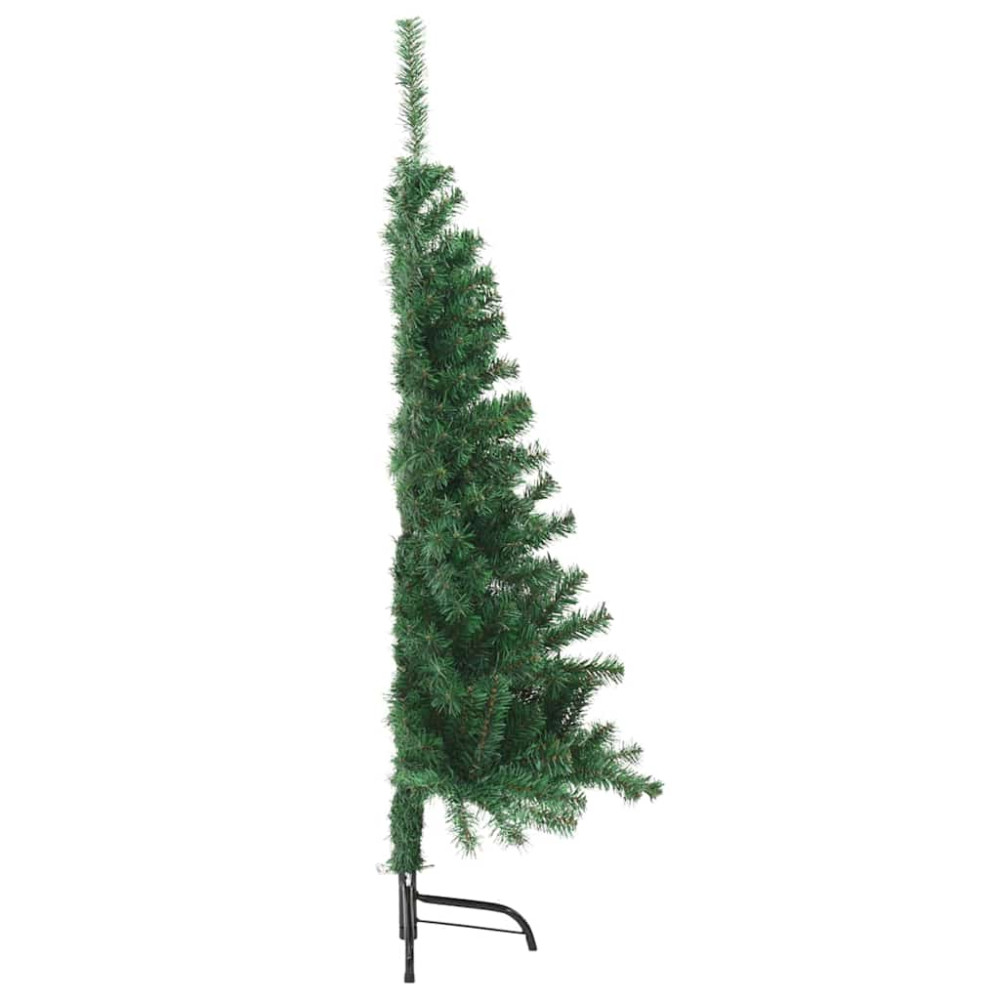 Produktbild för Konstgjord Förbelyst Julgran med 150 LED-lampor Grön 150 cm PVC