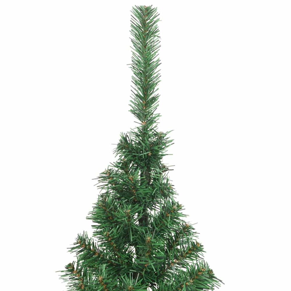 Produktbild för Konstgjord Förbelyst Julgran med 300 LED-lampor Grön 180 cm PVC