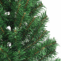 Produktbild för Konstgjord Förbelyst Julgran med 300 LED-lampor Grön 240 cm PVC