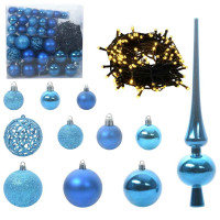 Produktbild för Konstgjord Förbelyst Julgran med 300 LED-lampor Grön 240 cm PVC