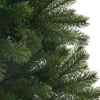 Produktbild för Konstgjord julgran med 300 LED-lampor Grön 210 cm PE och PVC